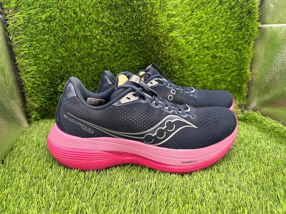 Saucony Endorphin Trainer S10996-161 Athletic Sneakers Women's 9.5 Blue Mesh Gym